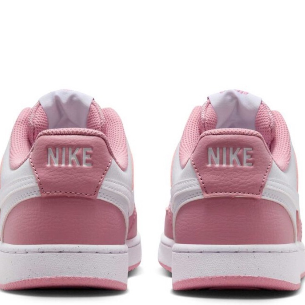 NWT!! Nike Women’s Pink and White Low-Top Swoosh Sneakers - Picture 7 of 7